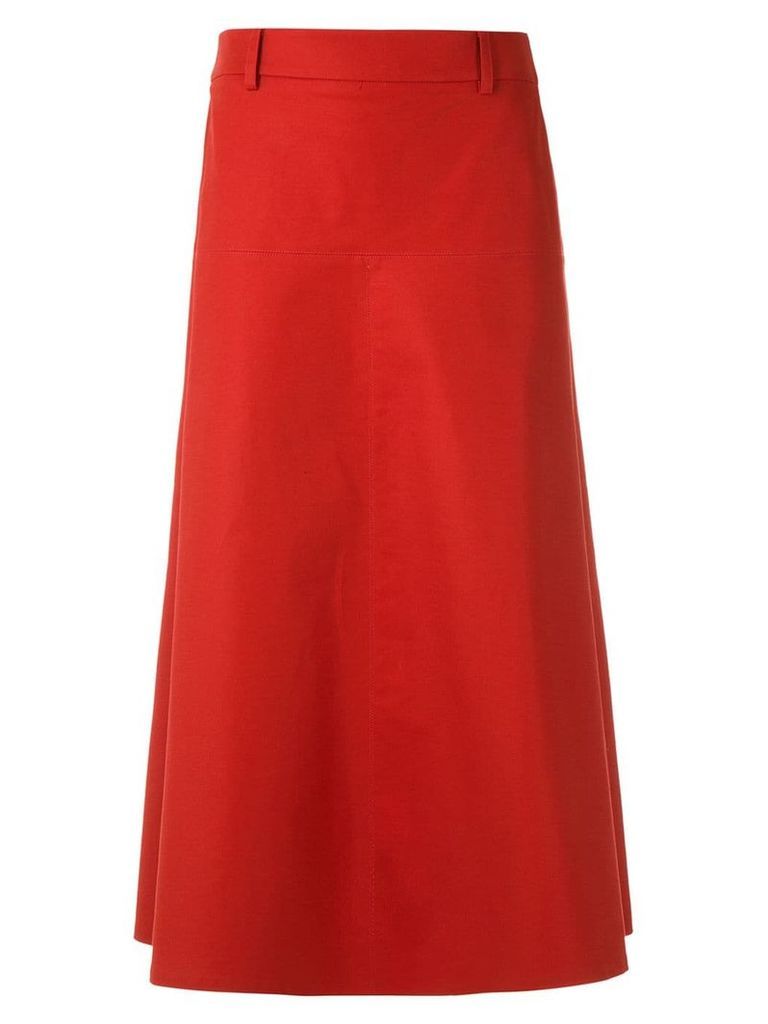 Nk a-line midi skirt - Red