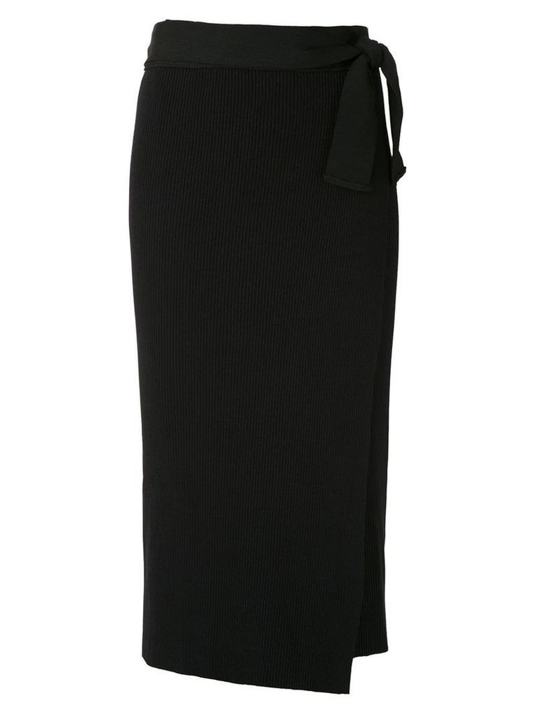 Magrella Pareo wrap skirt - Black