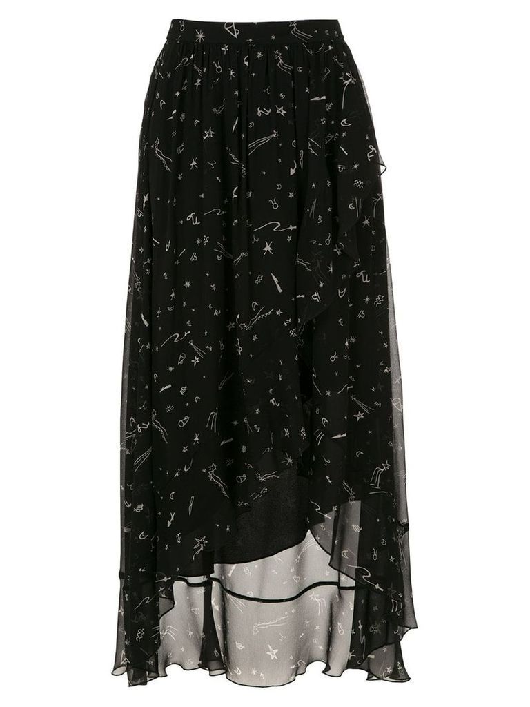 Nk printed skirt - Black