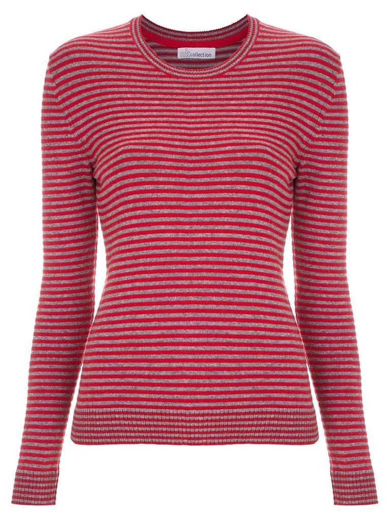 Nk knitted striped top - Red