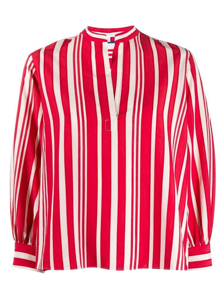 Chinti and Parker striped blouse - Red