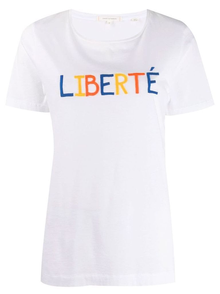 Chinti & Parker Liberty T-shirt - White