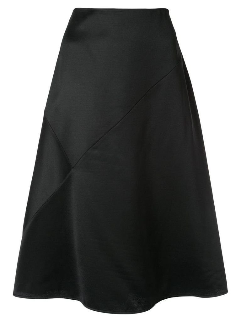 Nina Ricci plain A-line skirt - Black