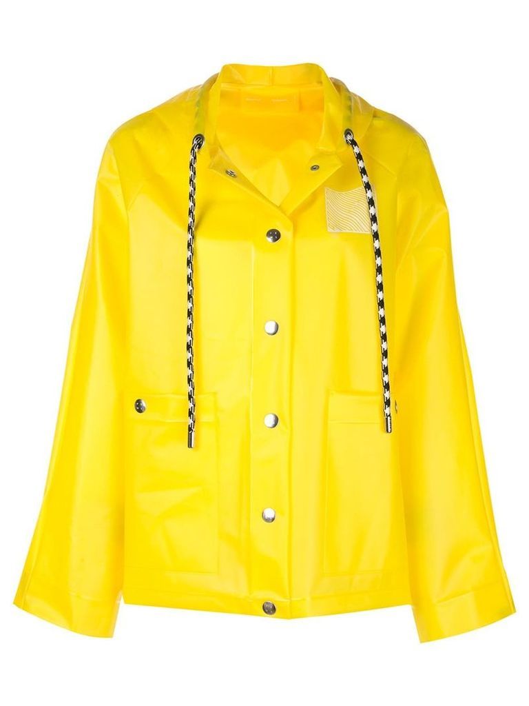 Proenza Schouler White Label PSWL Care Label short raincoat - Yellow