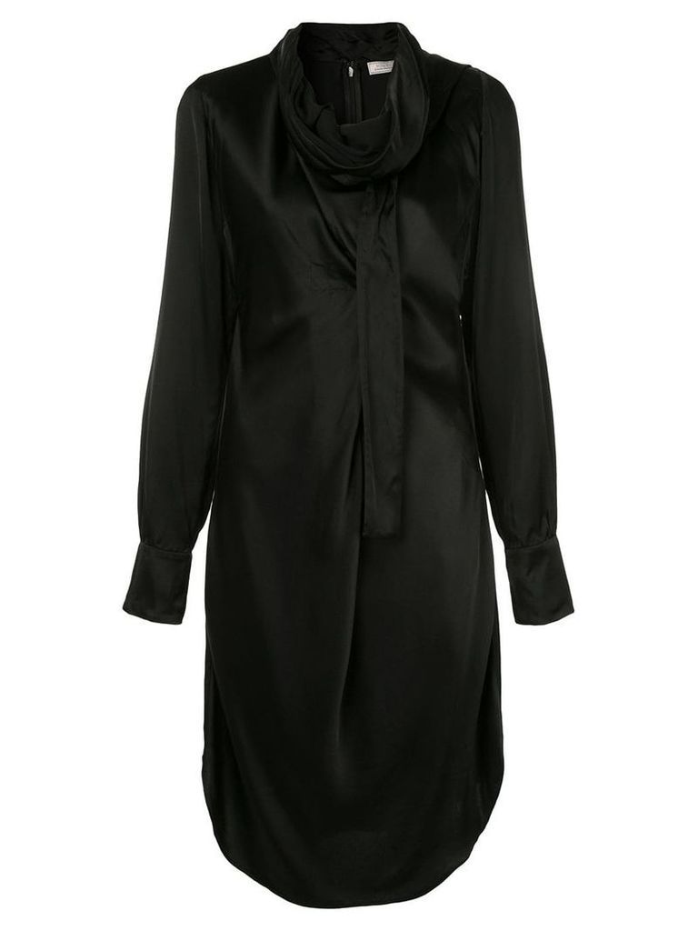 Nina Ricci scarf neck dress - Black