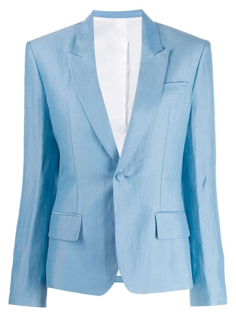 Haider Ackermann tailored single-breasted blazer - Blue