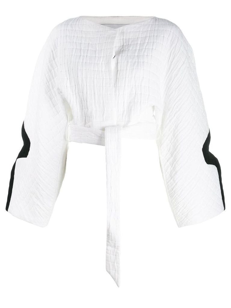 Chalayan croped top - White