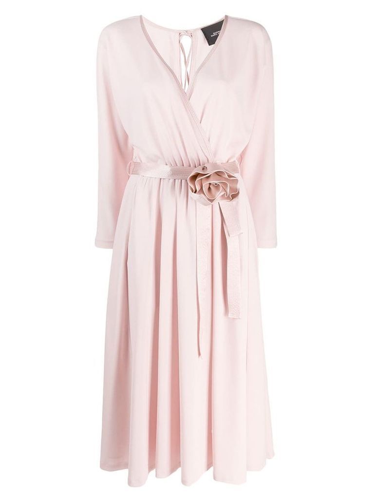 Marc Jacobs Rosette wrap dress - PINK