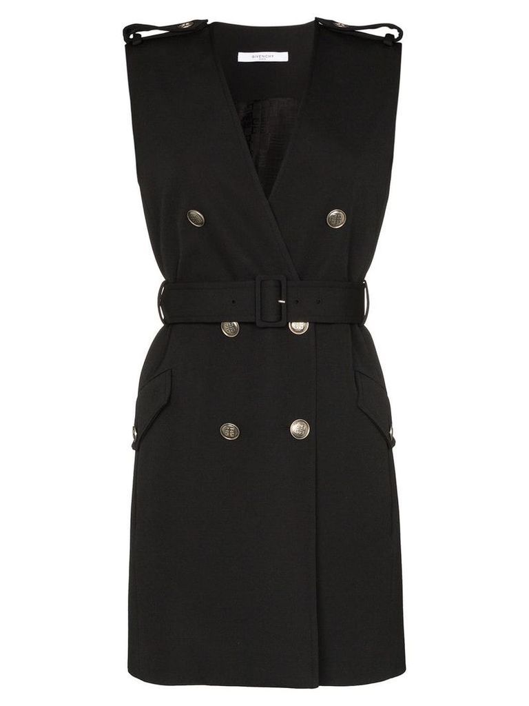 Givenchy belted double-breasted dress - Black