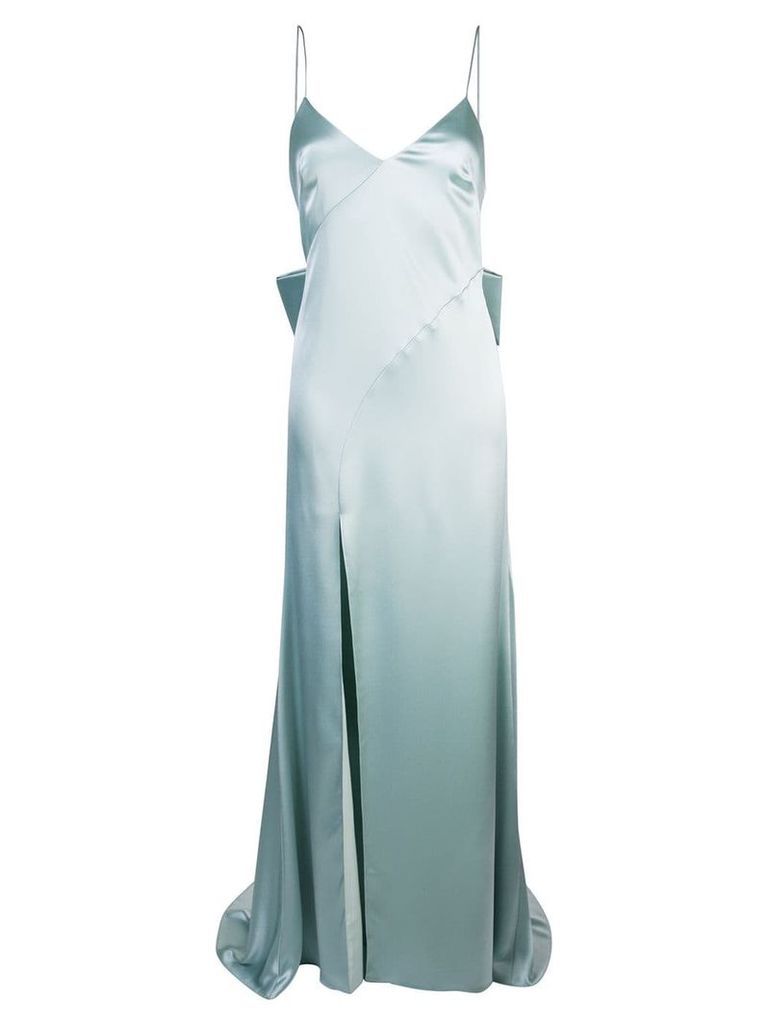 Zac Zac Posen Eileen metallic gown - Blue