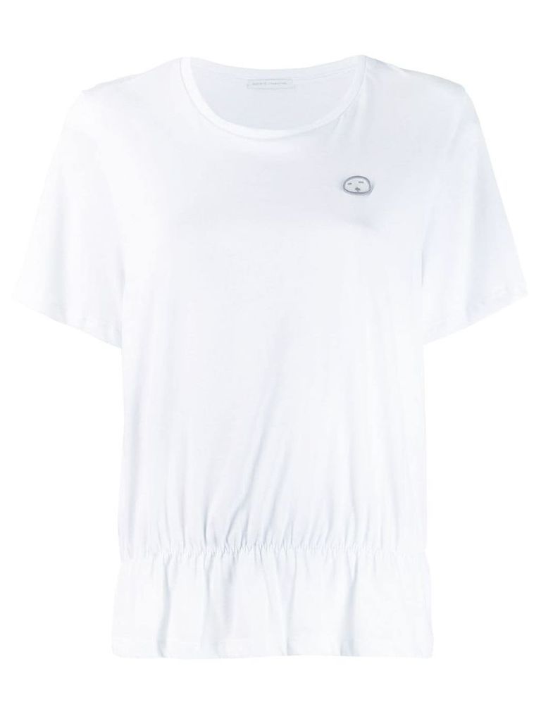 Société Anonyme ruffled hem T-shirt - White