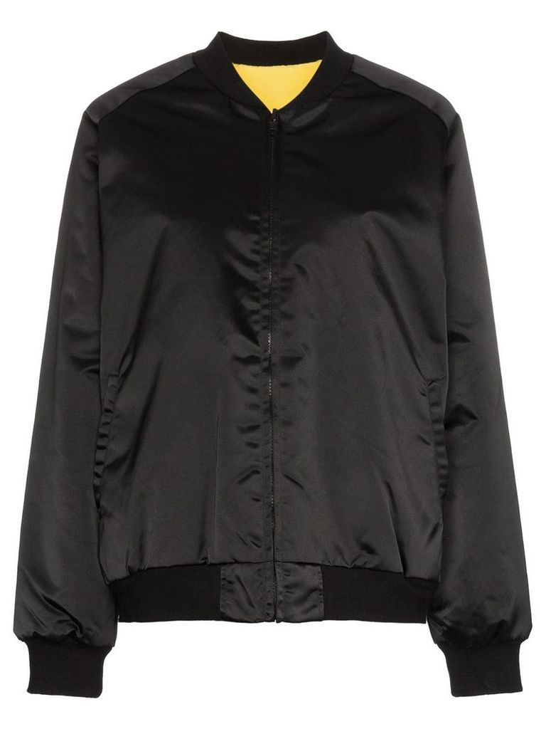 Ten Pieces x Rude reversible appliquéd bomber jacket - Black