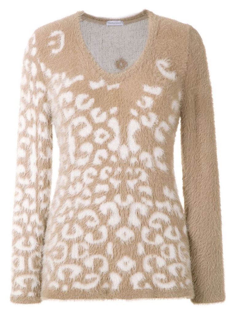 Mara Mac knitted sweater - White