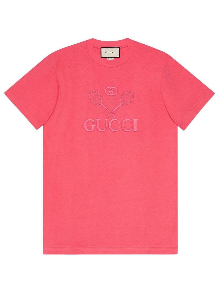 Gucci T-shirt with Gucci Tennis - PINK
