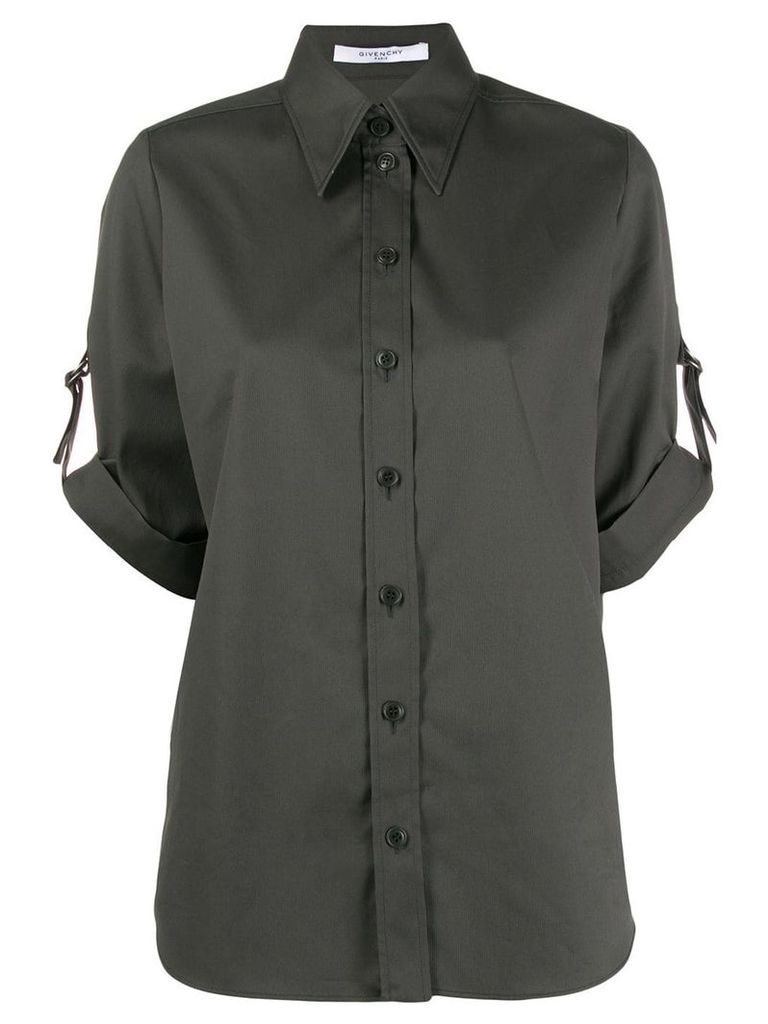 Givenchy short sleeved military shirt - Green