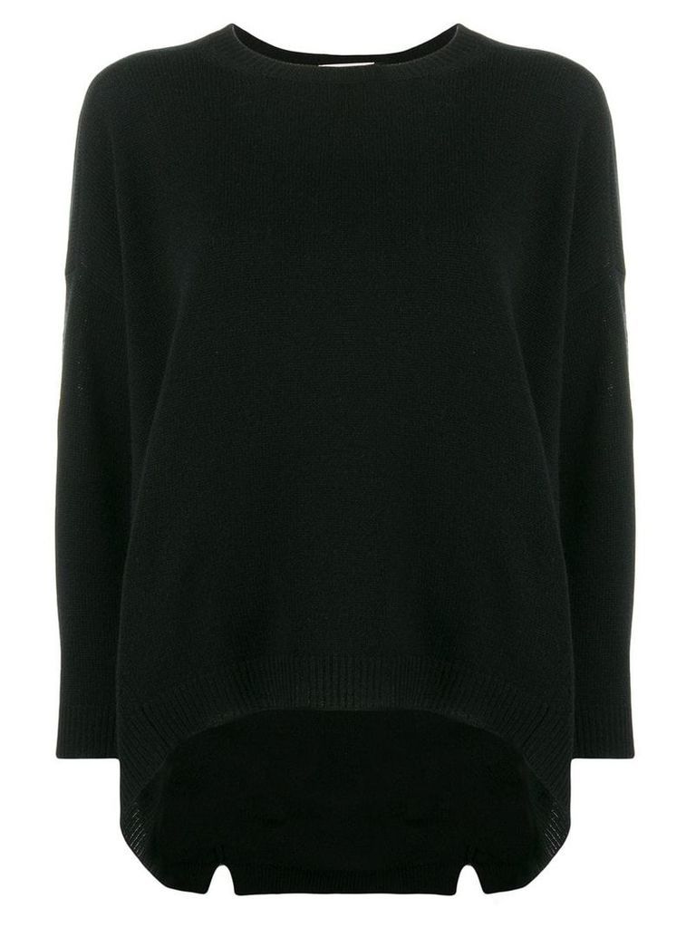 Valentino oversized cashmere knit jumper - Black