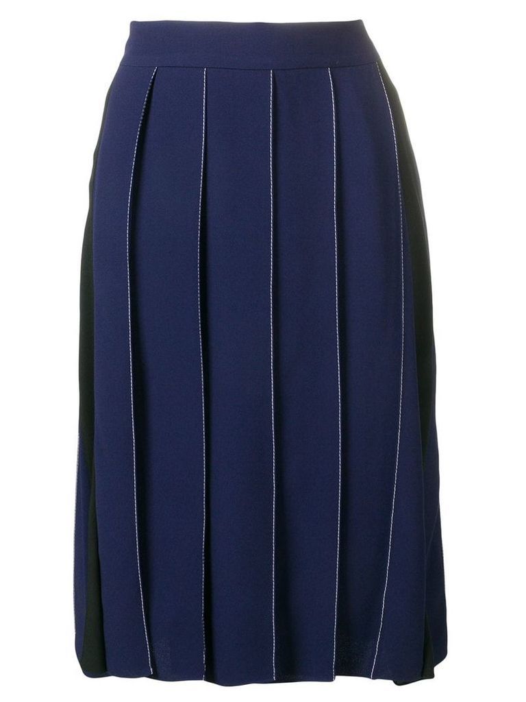 Marni Goma pleat skirt - Blue