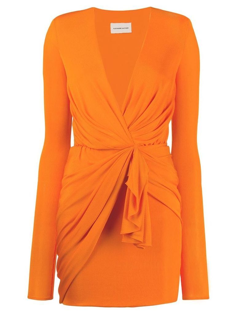 Alexandre Vauthier jersey dress - Orange