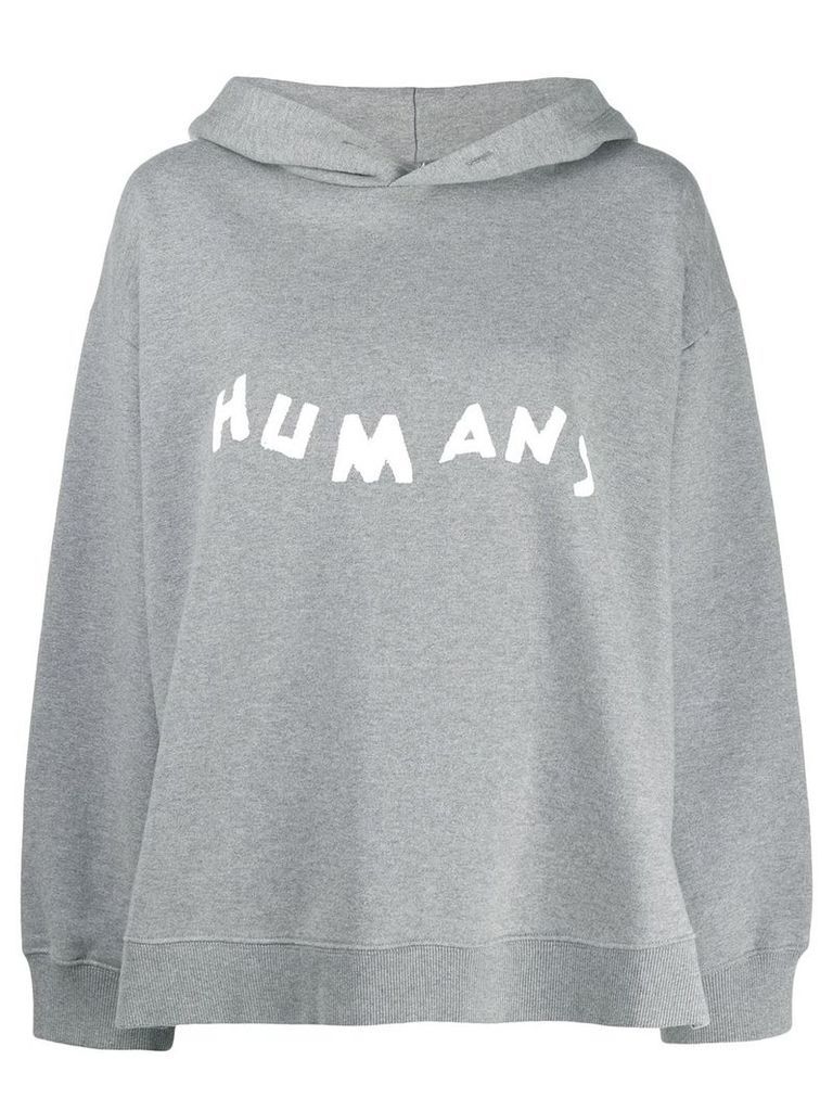 Mm6 Maison Margiela Humans hoodie - Grey