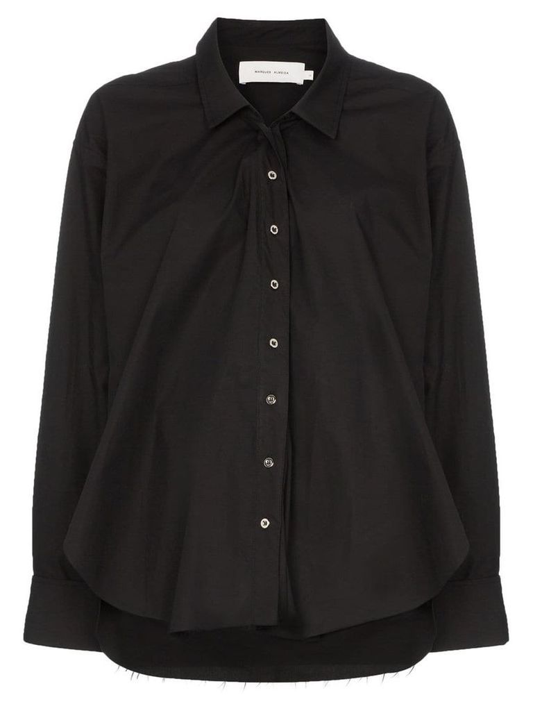 Marques'Almeida ring-embellished shirt - Black