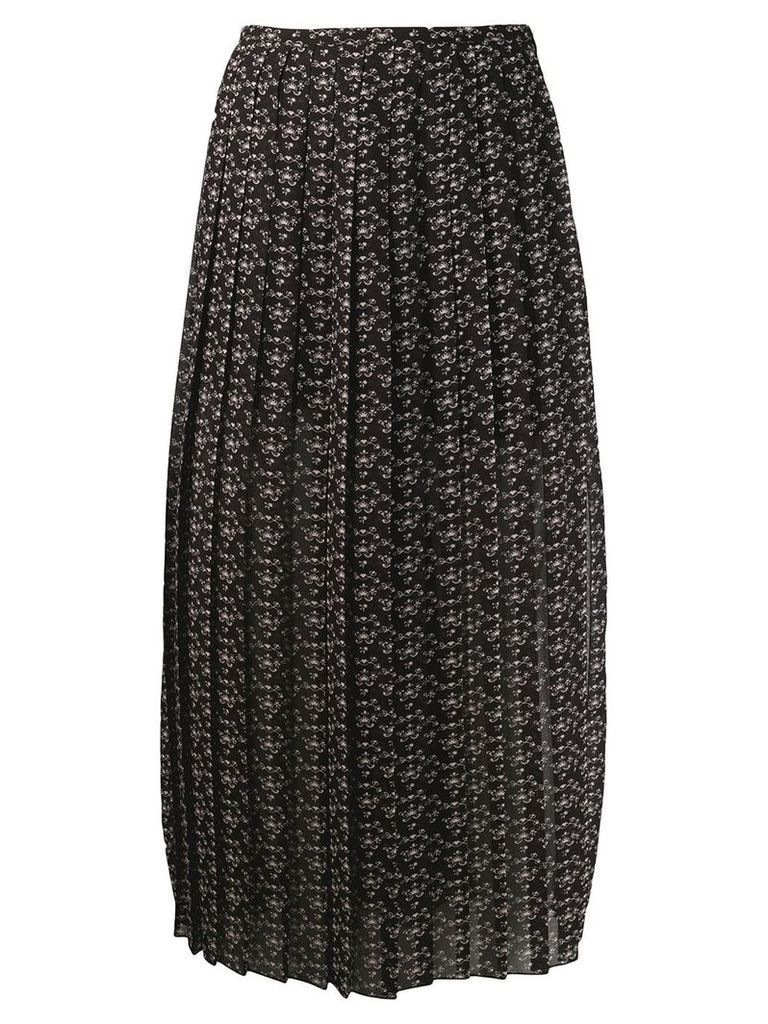 See by Chloé Micro Bisou print skirt - Black