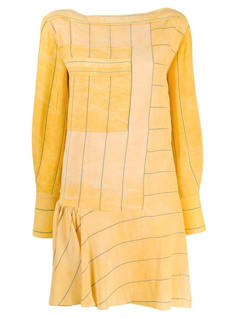 3.1 Phillip Lim striped shift dress - Yellow