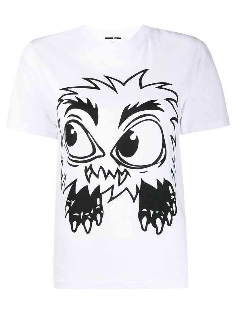 McQ Alexander McQueen monster print T-shirt - White