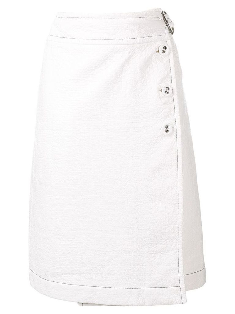 Marni Goma wrap skirt - White