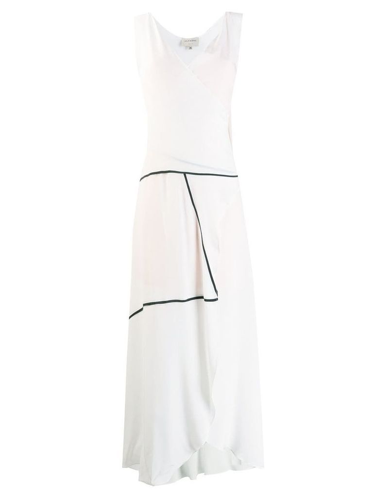 Zeus+Dione Erato wrap dress - White