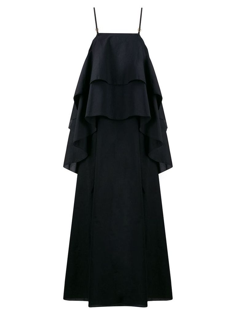 L'Autre Chose layered maxi dress - Black