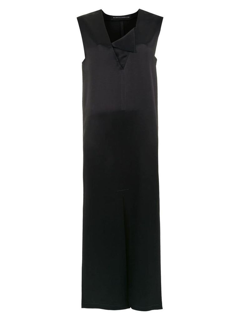 Gloria Coelho long asymmetric dress - Black
