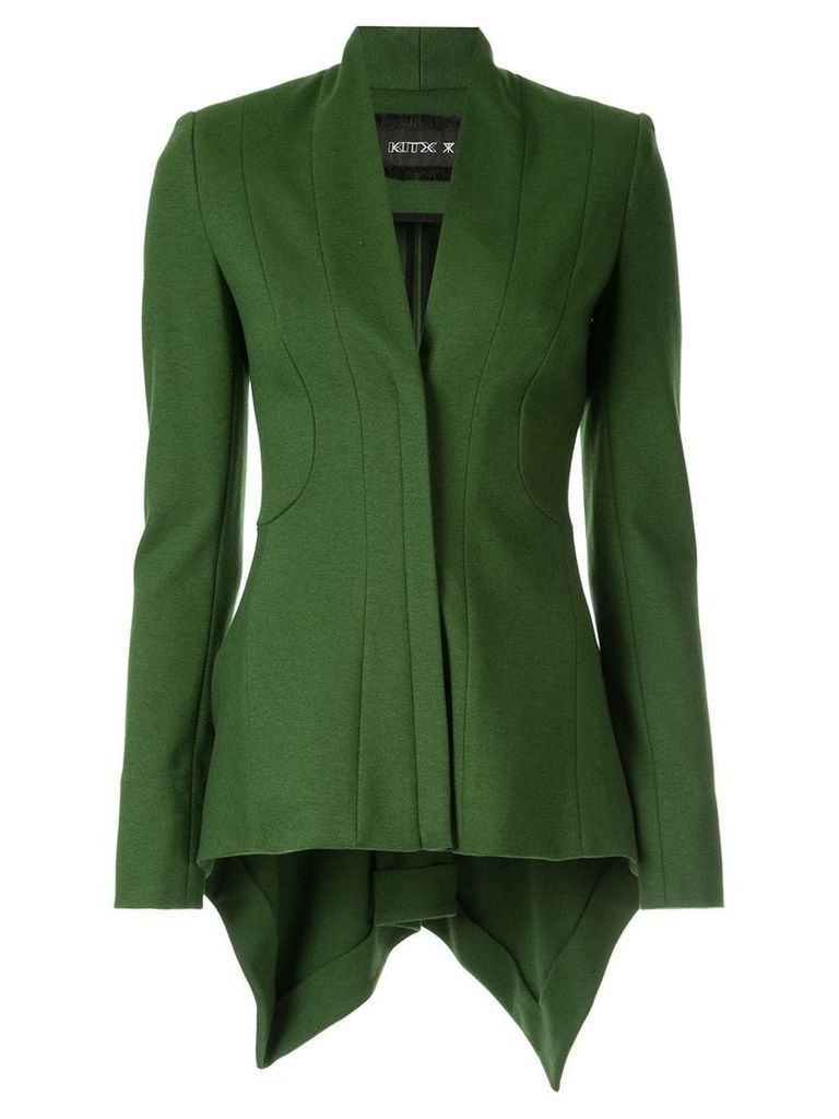 Kitx zipped fitted blazer - Green