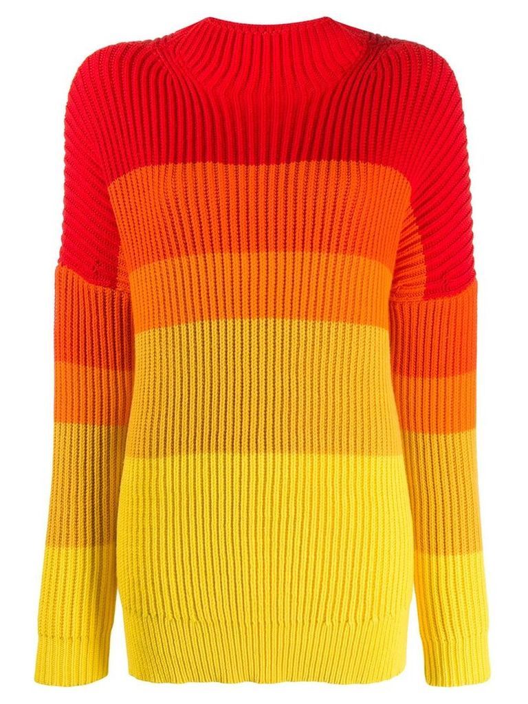 Chinti & Parker ribbed oversized sweater - Red