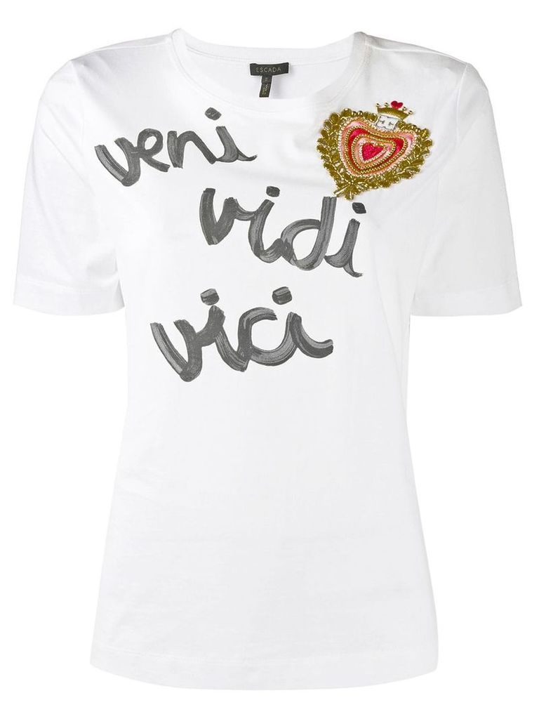 Escada Veni Vidi Vici T-shirt - White