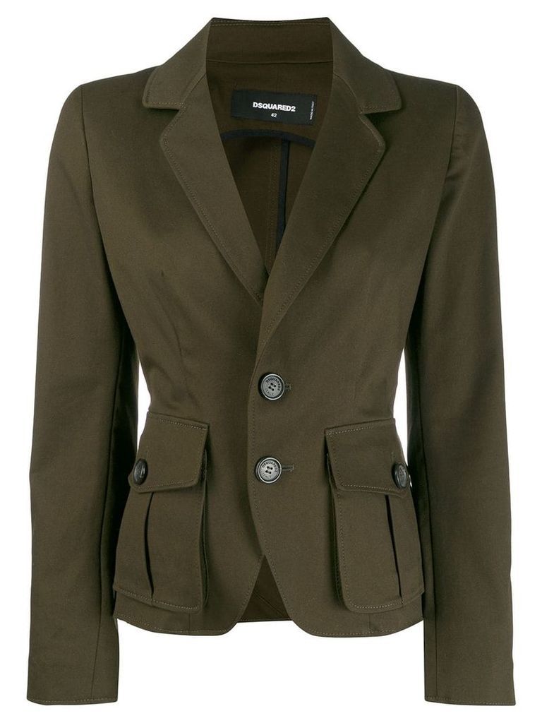 Dsquared2 classic fitted blazer - Green