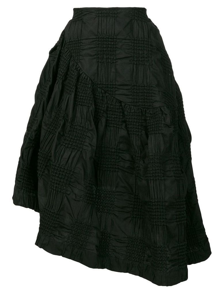 Simone Rocha cloqué skirt - Black