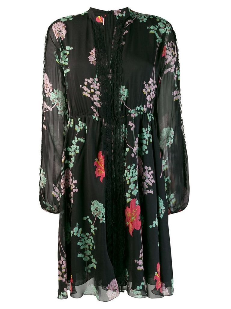 Giamba floral print dress - Black