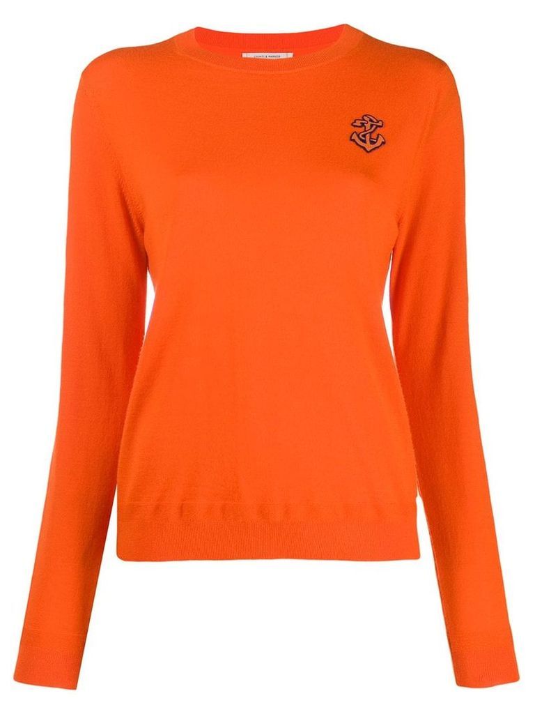Chinti and Parker anchor jumper - ORANGE