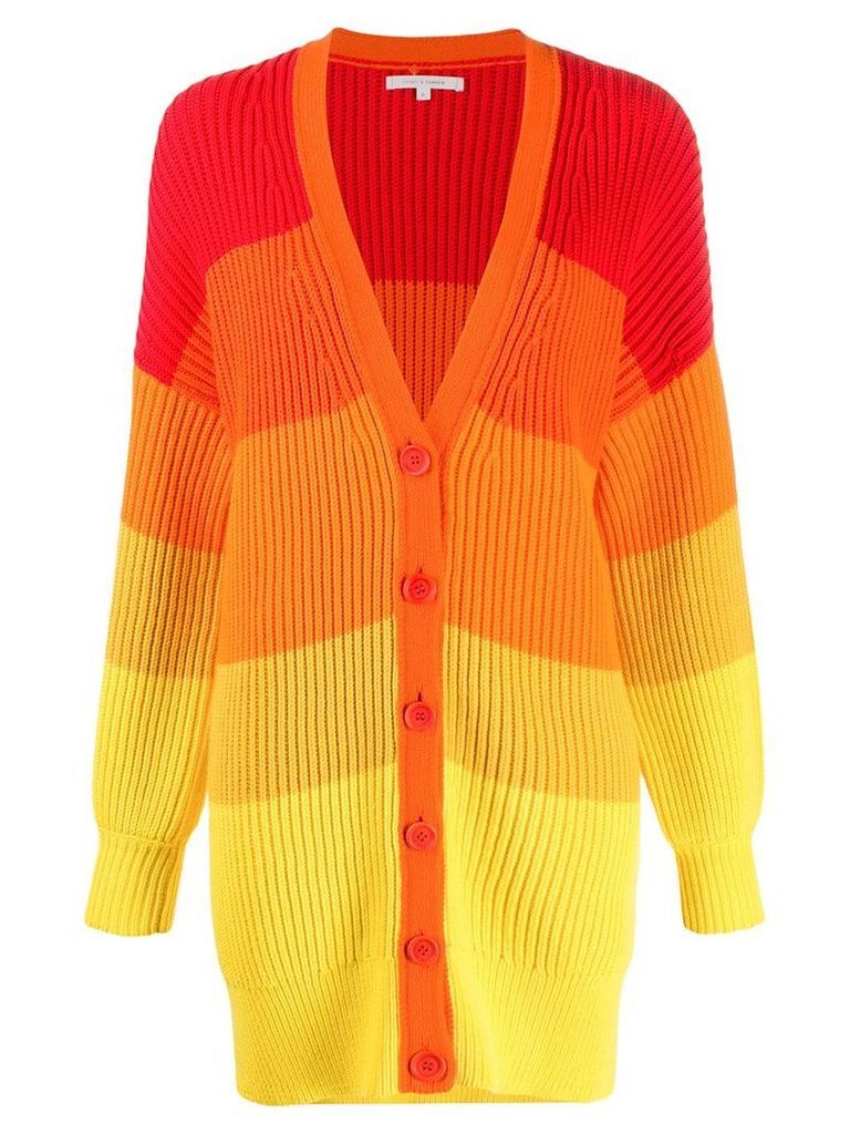 Chinti and Parker chunky knit cardigan - Red
