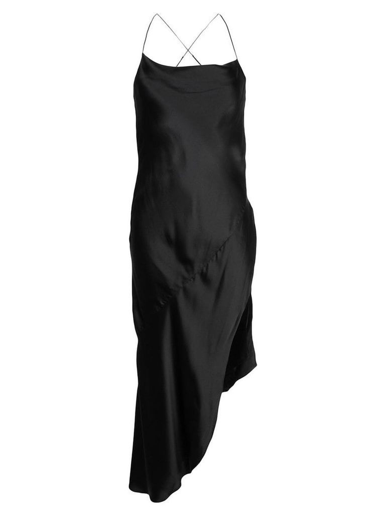 Haney Goldie asymmetric dress - Black