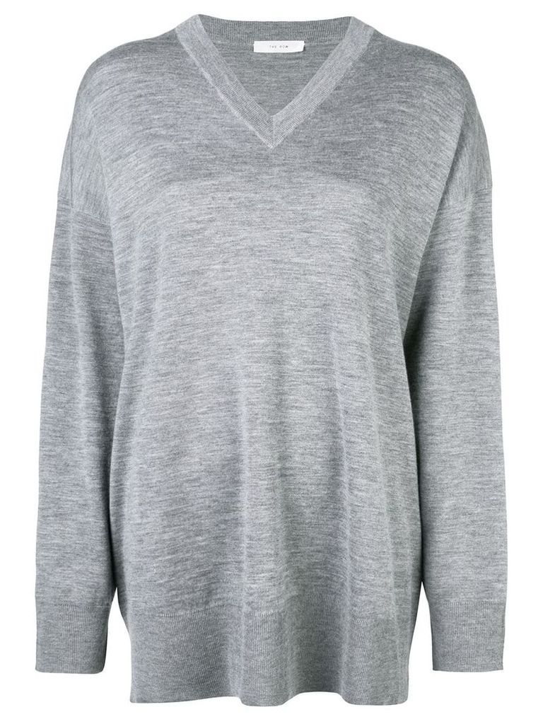 The Row fine-knit jumper - Grey