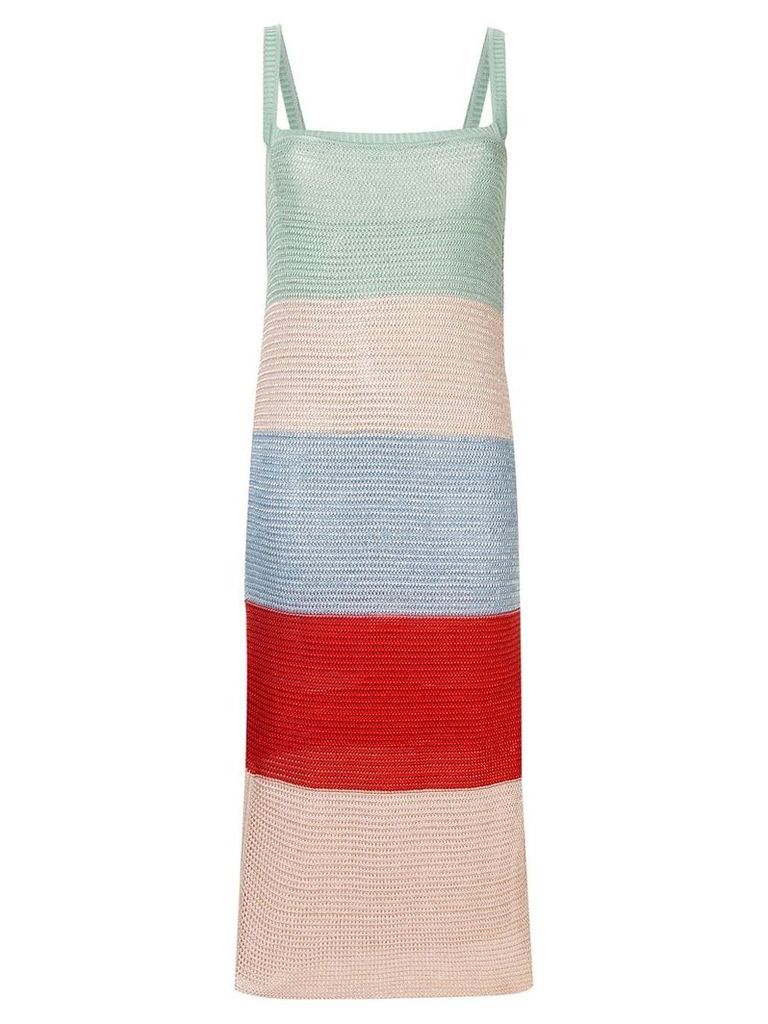 Suboo Lucy Knitted Wide Stripe Midi Dress - Multicolour