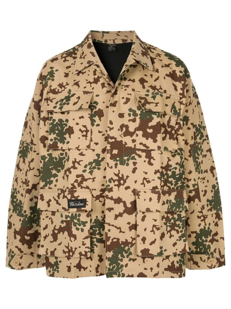We11done camouflage jacket - NEUTRALS