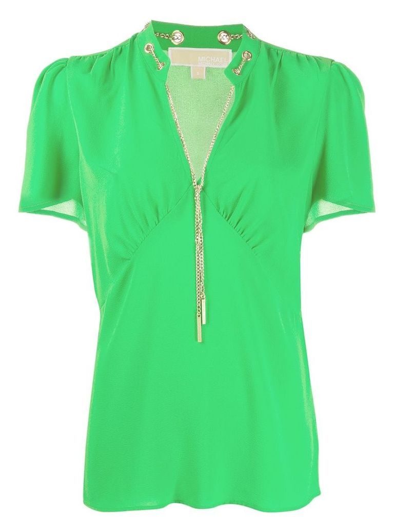 Michael Michael Kors chain embellished blouse - Green