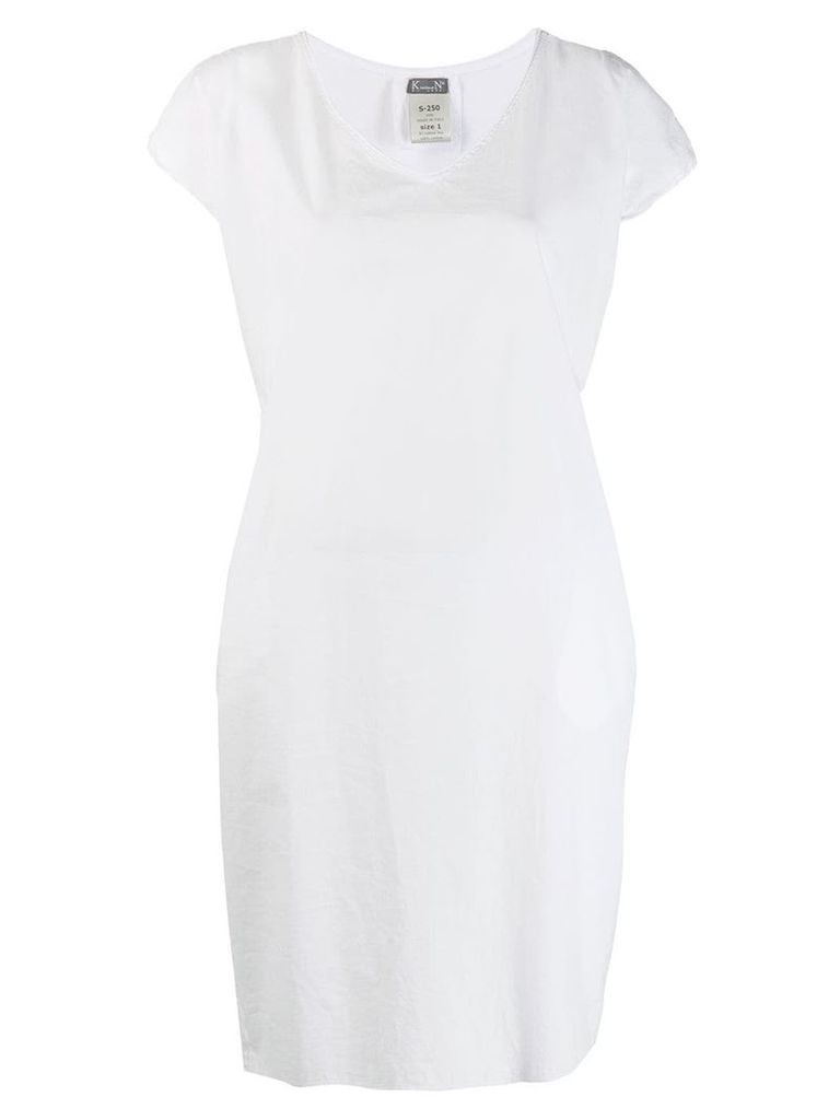 Kristensen Du Nord short-sleeve flared dress - White