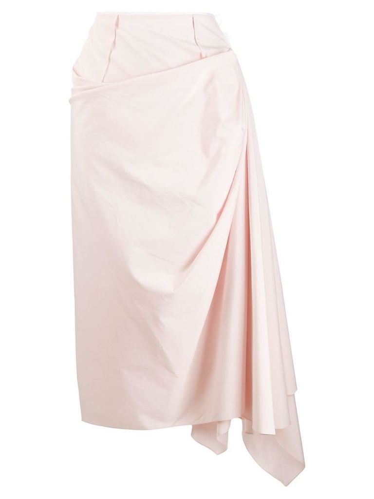 Marni high-waisted midi skirt - PINK