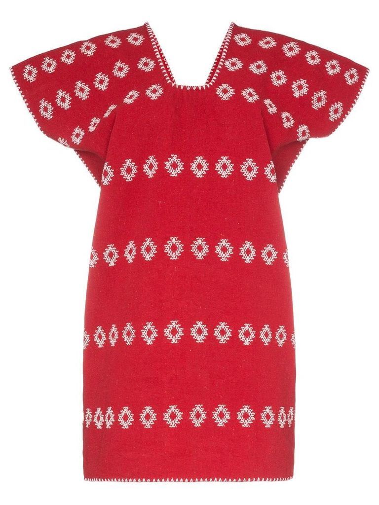 Pippa Holt embroidered kaftan mini-dress