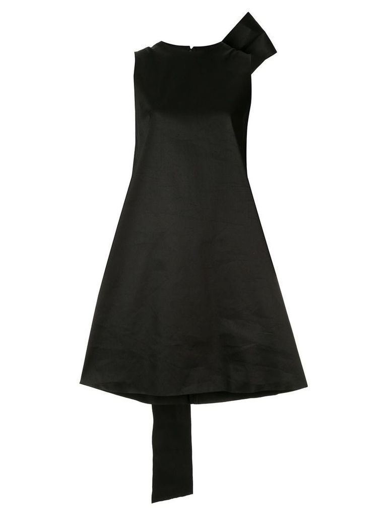 Yang Li bow mini dress - Black