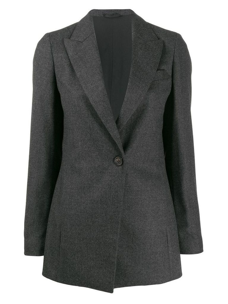 Brunello Cucinelli fitted blazer - Grey