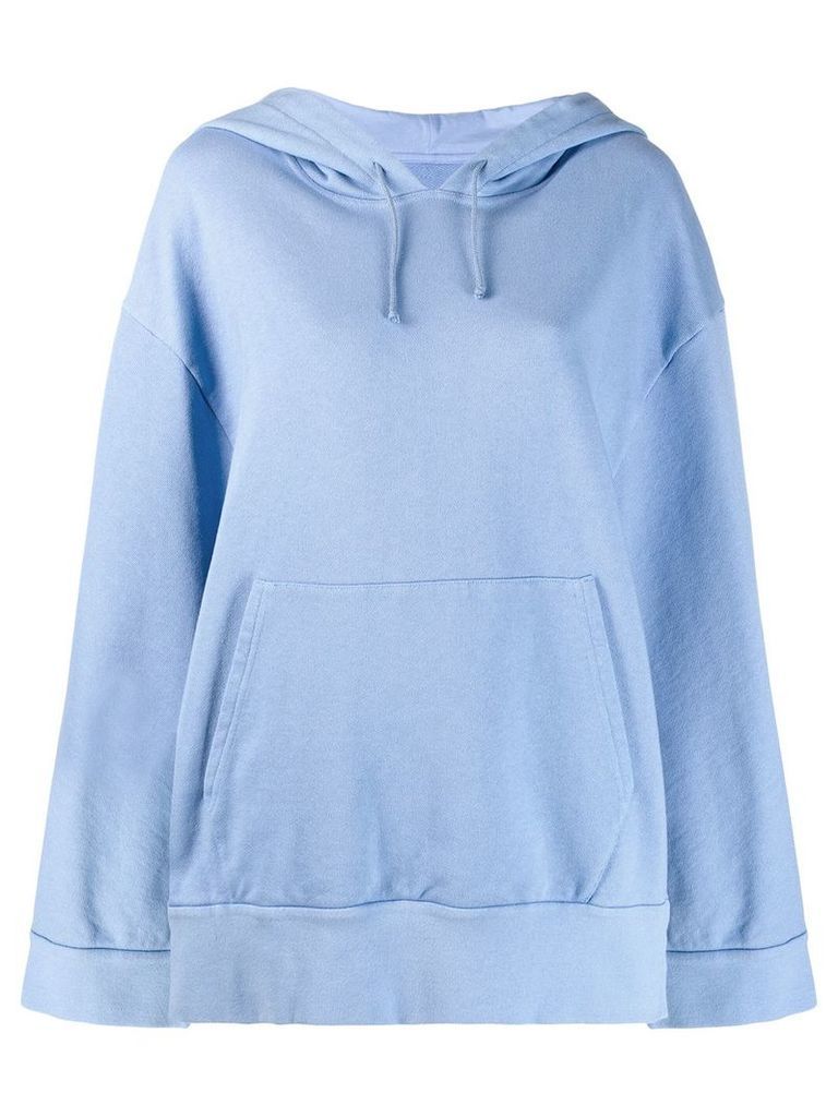 Maison Margiela oversized cape hoodie - Blue